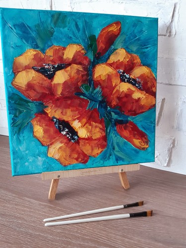 California poppy painting - poppy,