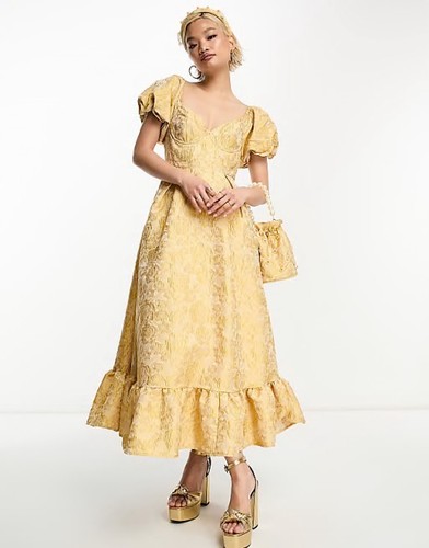 Sister jane gold yellow dress - sister,