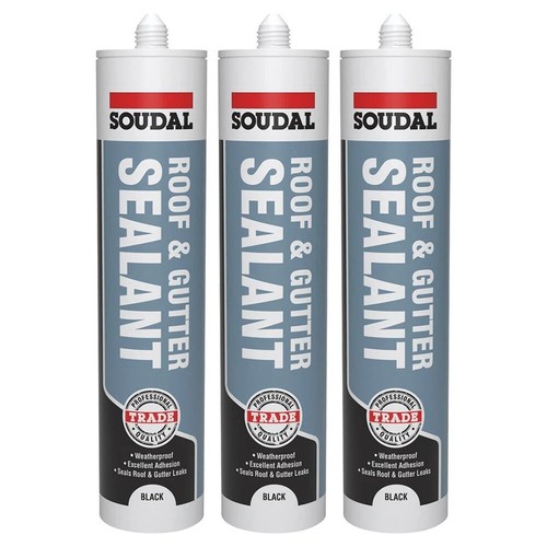 Roof gutter sealant black - gutter,