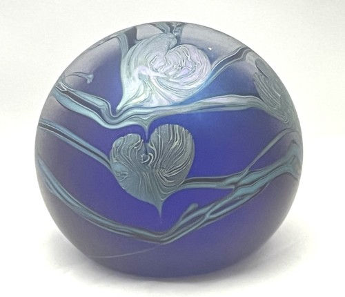 Okra glass early - glass, blue
