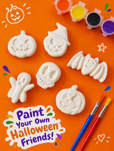Paint your own halloween - paint,