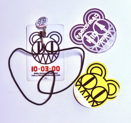 Radiohead kid promo stickers - kid,