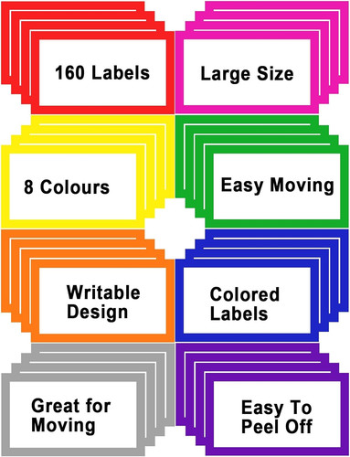 15x10cm large moving labels - 15x10cm,