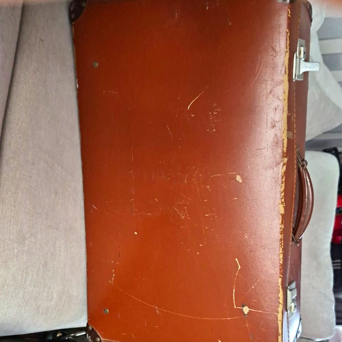 Vintage retro hard leather - hard,