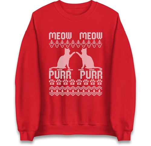 Meow purr jumper - purr,