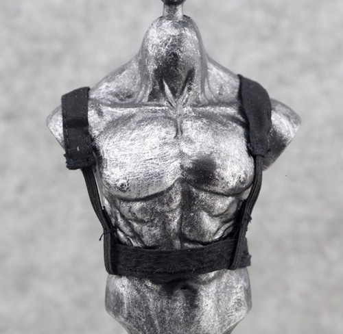 Black strap vest warrior belt - strap,