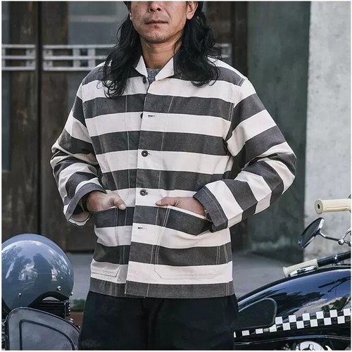 Non stock men prison - stock, stripe