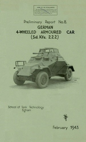 German armored scout car