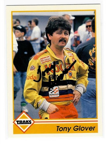 Tony glover signed - tony, traks