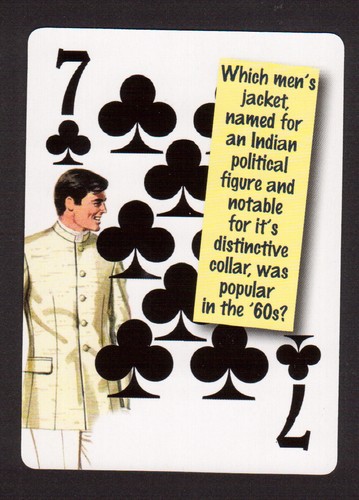 Nehru jacket 1960s fashion - jacket,