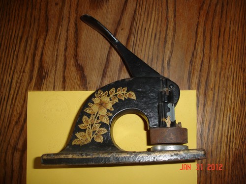 1800s antique blk gilt - blk, iron