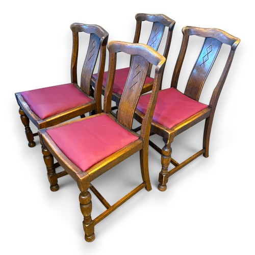 Set antique oak dining - set, of