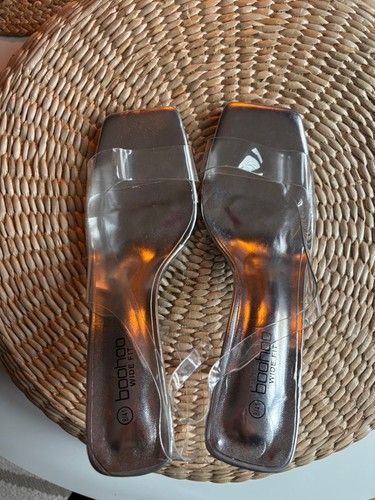 Boohoo silver heeled - boohoo, sandals