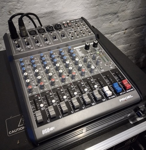 Proel usb mixer - m8, excellent
