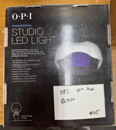 Open box used - box, light
