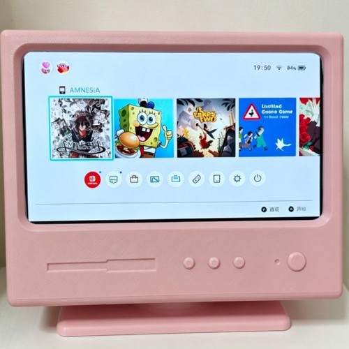 Retro stand printed with - retro,