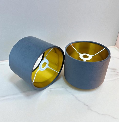 Plush velvet lampshade - velvet,