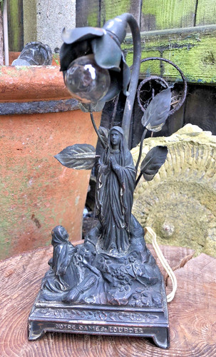 Lamp antique edwardian - antique, french
