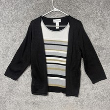 Alfred dunner cardigan sweater - dunner,