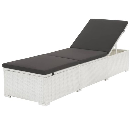 Sun lounger with - with, cushion