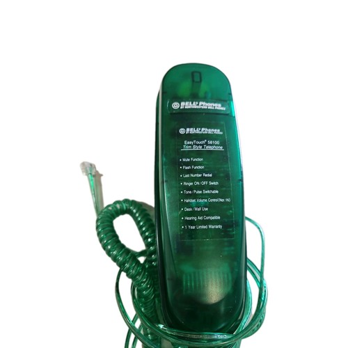 Vintage bell clear green - bell,