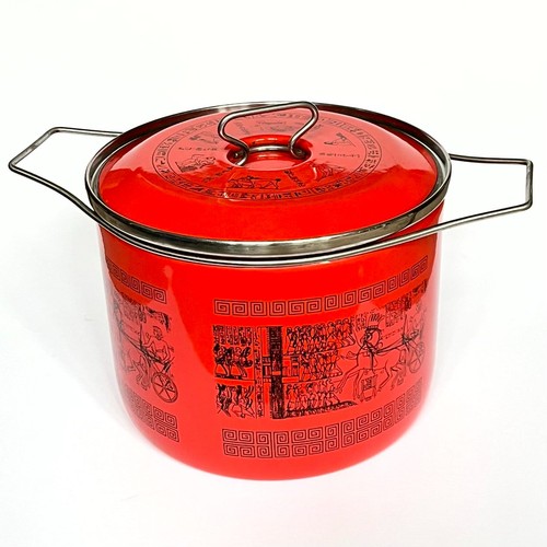 Large red egyptian design - red,