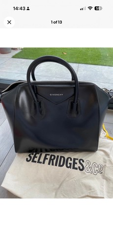 Givenchy antigona medium black - antigona,