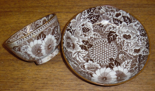 Antique salopian pearlware cup - antique,