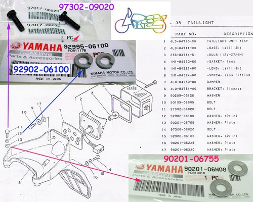 Yamaha rd250lc rd350lc - yamaha, license