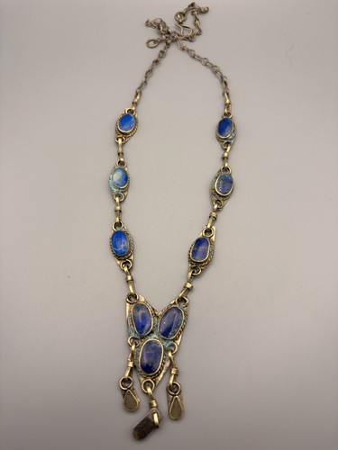 Antique silver lapis - antique,
