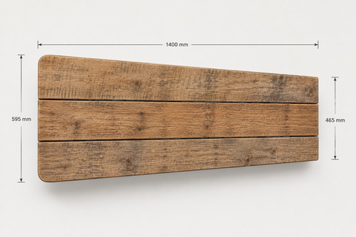 Custom design table top wedge - table,