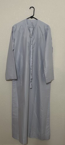 Nwot men ice blue thobe - ice,