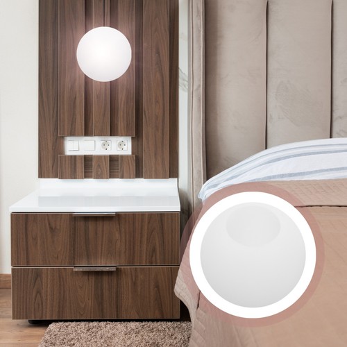 Lamp shades globe white - lamp,