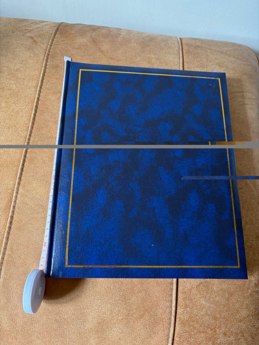 Blue gold faux leather - gold,