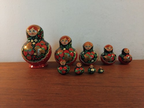 Vintage russian dolls - russian, x9
