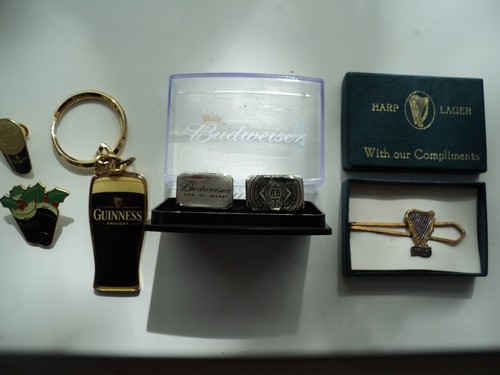 Budweiser cufflinks harp - budweiser,