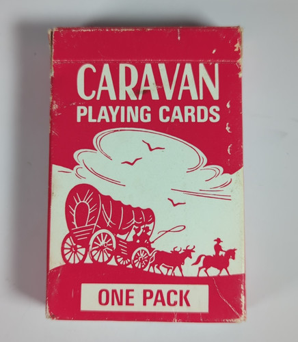Vintage caravan playing cards - playing,
