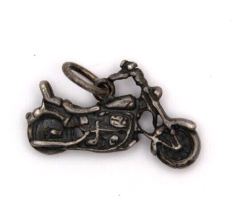 Motorcycle charm 925 sterling - motorcycle,