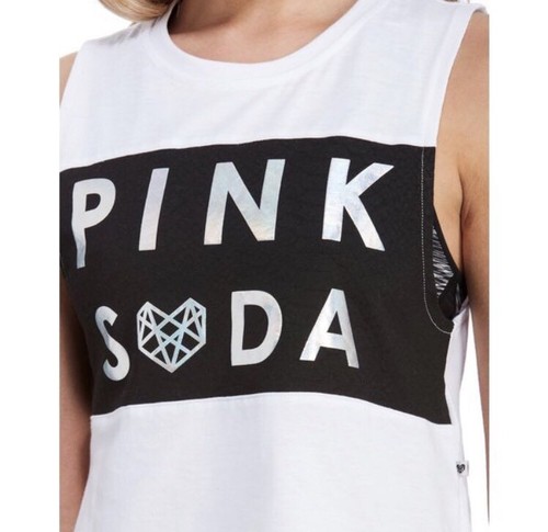 Pink soda crop tank - tank, women’s