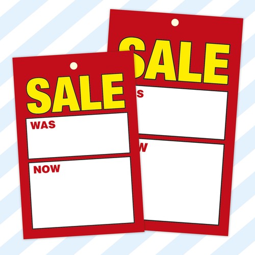 Sale swing tickets tags - sale,