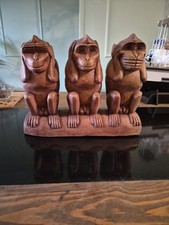 Mid century hand carved - mid,