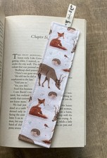 Handmade fabric bookmark - fabric,