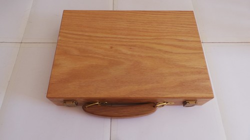 Wooden backgammon set - backgammon, set,
