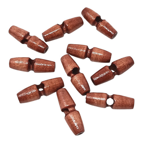 Dark red wooden - dark, 30mm