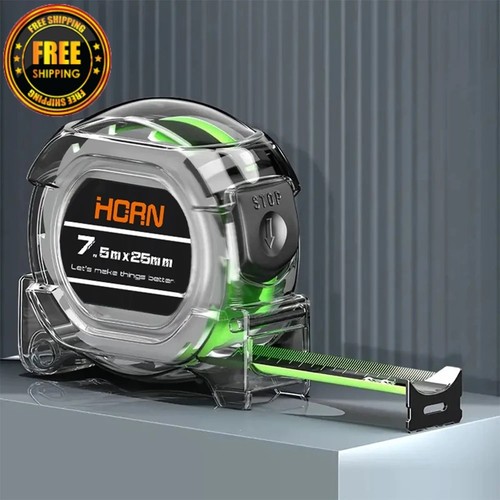 Fluorescent tape measure - tape, 5m