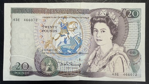 Old twenty pound note - twenty,