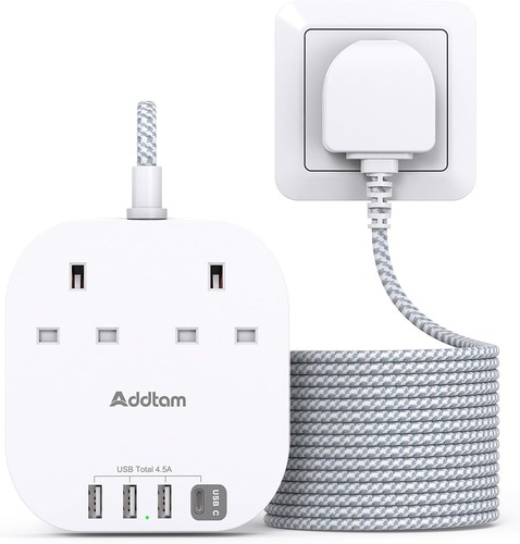 Addtam extension lead 8m - addtam,