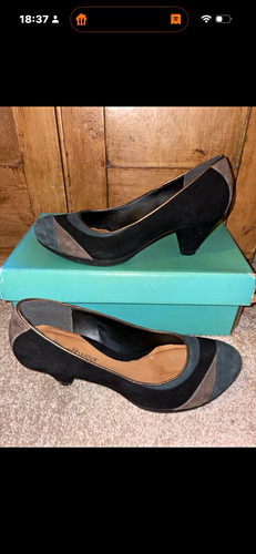 Clarks colourblock suede - colourblock,
