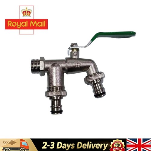 Double garden tap with - garden,