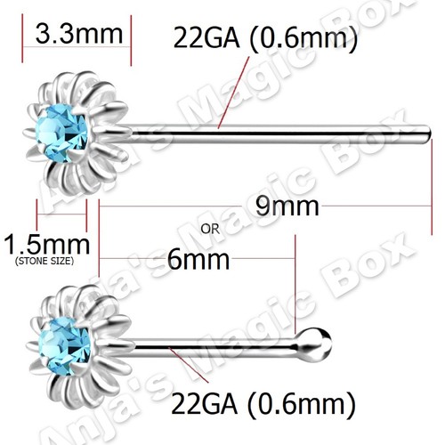 3mm flower nose - flower, *